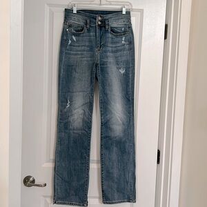 Judy Blue slightly distressed straight leg Jean